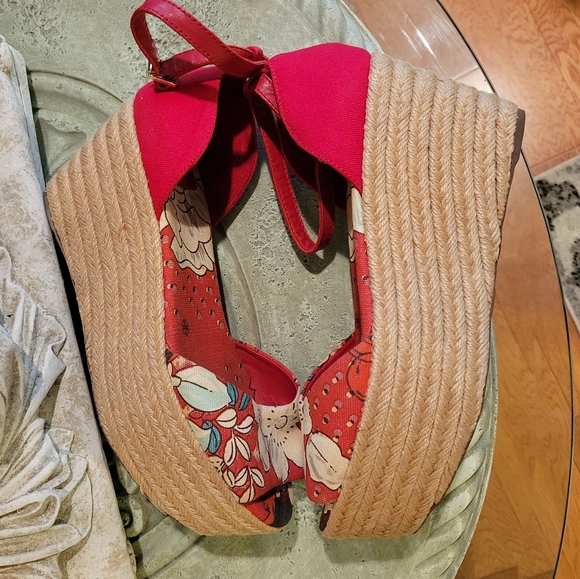 Tory Burch Espidrilles Floral Platform 110 - Picture 10 of 12